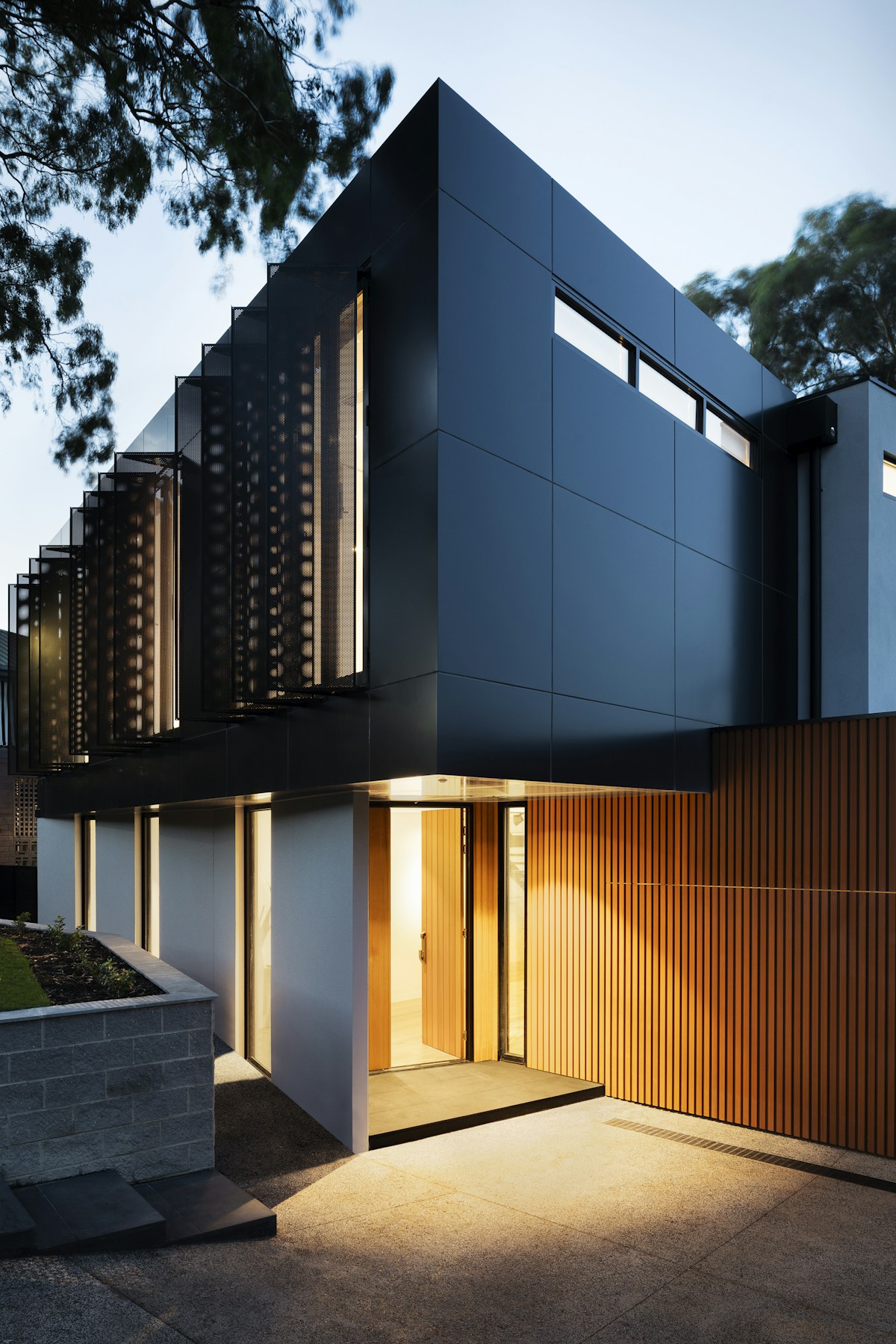 Modern building elevation design